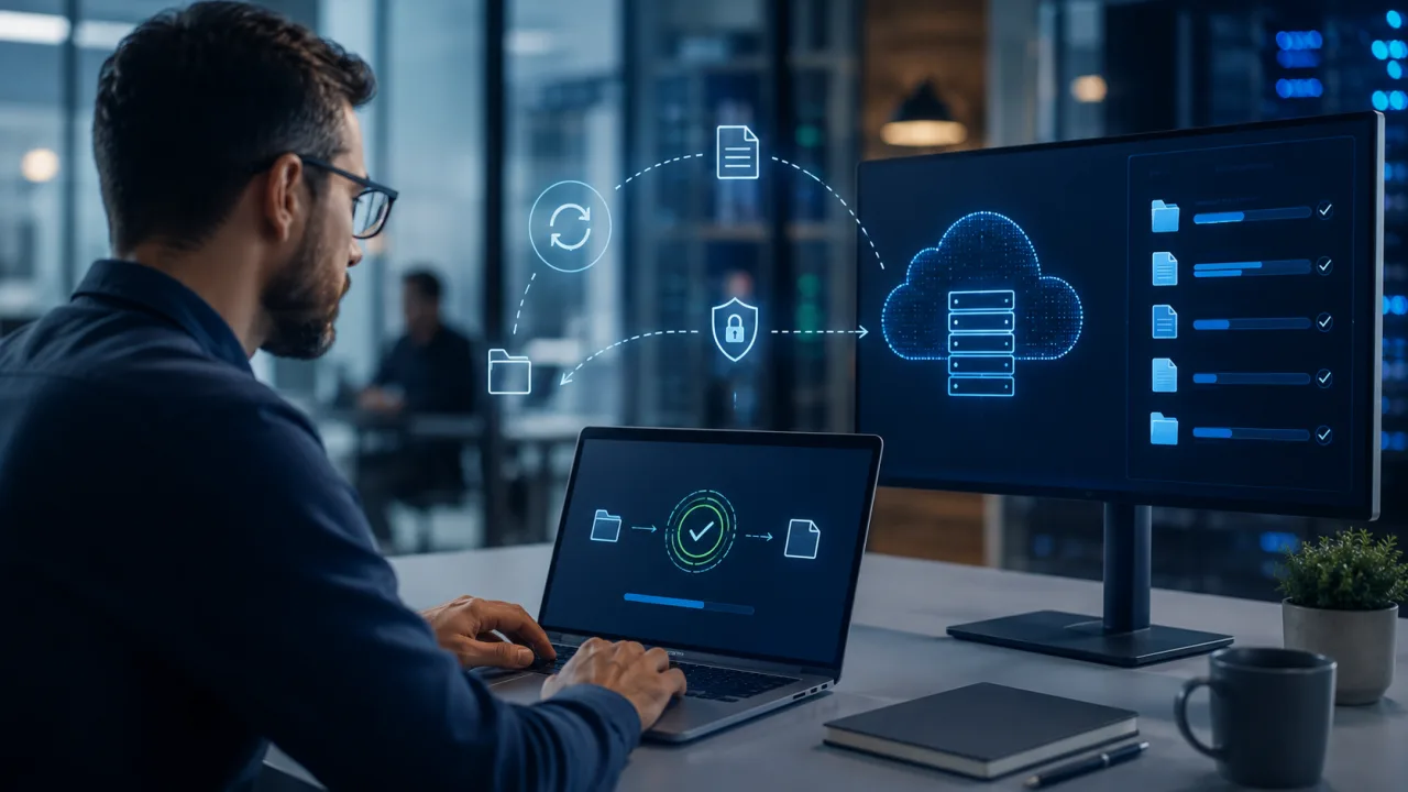 Provera cloud backup-a i kopiranja poslovnih fajlova