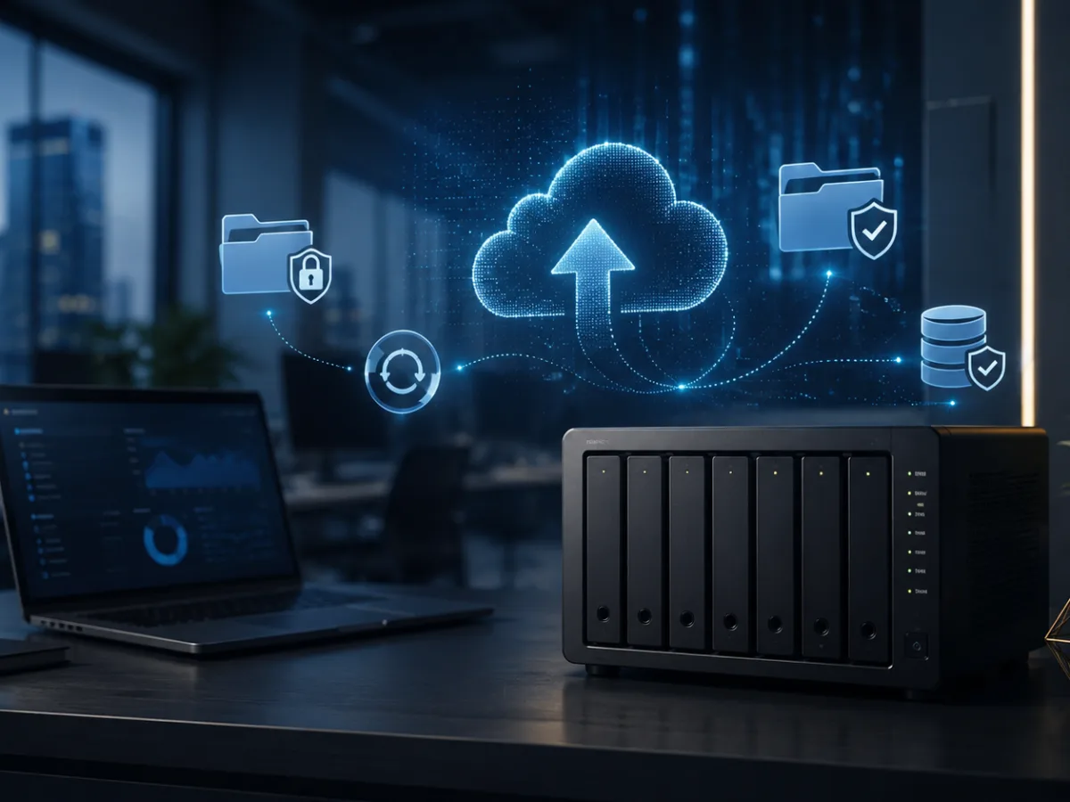 NAS uređaj i cloud backup poslovnih podataka